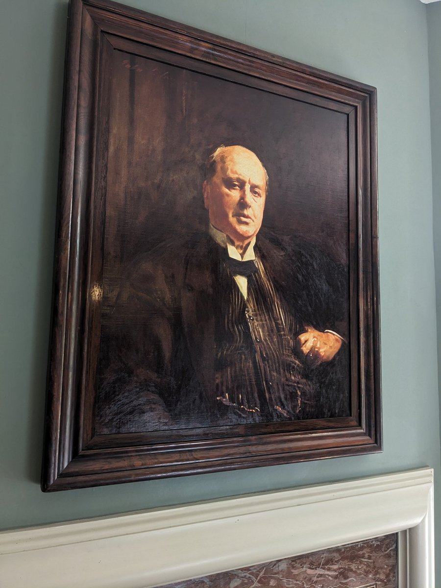 henry james's morning suit, the one he is wearing in the famous painting. afterwards owned by john betjeman who wore it for christmas dinner