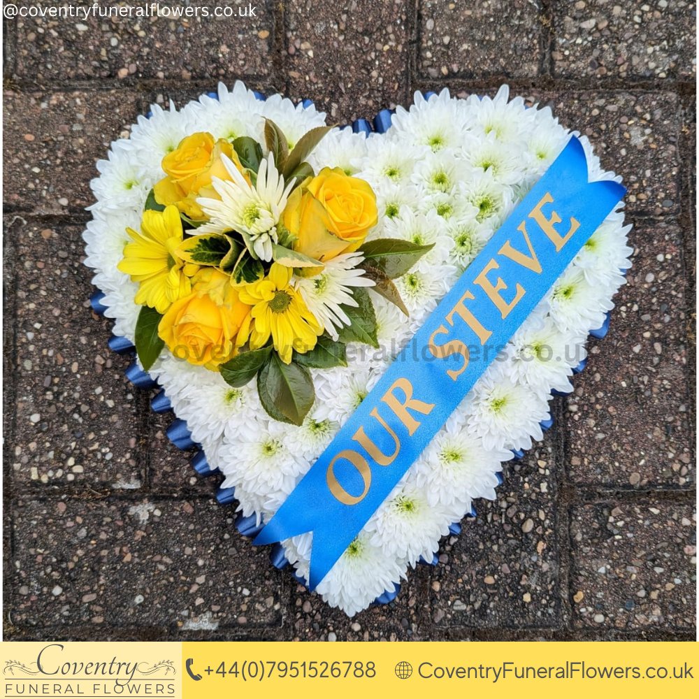 CoventryFlorist's tweet photo. A timeless tribute crafted with white chrysanthemums and a yellow corsage. This elegant heart symbolizes cherished memories.
Visit https://t.co/l5LTY4h8w3 / Call 07951526788.
#coventryflorist #funeralflowers #coventry #heart #funeralheart #coventryfuneralflowers #funeraltribute https://t.co/jUZ3C8K3Ay