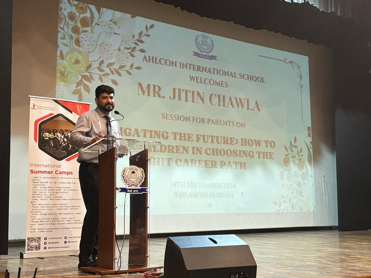 "Guiding children is not about choosing for them,but helping them find their path" Career Guidance Cell at #Ahlconintl hosted insightful workshop for parents on "Navigating Future:How to Help Children Choose Right Career Path" <a href="/ashokkp/">Ashok Pandey</a> <a href="/y_sanjay/">Sanjay Yadav</a> <a href="/pntduggal/">PUNEET DUGGAL</a> <a href="/kandhari_ekta/">Ekta  Kandhari</a> <a href="/jumpccd/">Jitin Chawla</a>