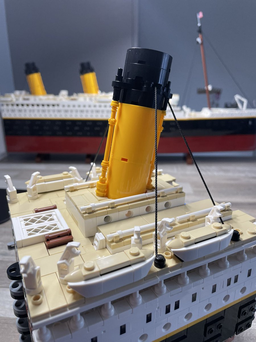 Almost finished my Lego Titanic Build 9090 pieces built with No Fingers 🤗 <a href="/Gwilkinson_utv/">Gareth Wilkinson</a> <a href="/RMSTitanic_Inc/">RMS Titanic, Inc.</a> <a href="/frank_broadcast/">Frank Mitchell</a> <a href="/paula_mcintyre/">Paula McIntyre MBE</a> <a href="/BelfastLive/">Belfast Live</a> <a href="/aineltoner/">Áine Toner</a> <a href="/BelTel/">Belfast Telegraph</a> <a href="/UTVNews/">UTV Live News</a> <a href="/UTVLife/">UTV Life</a> <a href="/StephenNolan/">Stephen Nolan</a> <a href="/CaraHunterMLA/">Cara Hunter MLA 🕊</a> <a href="/DannyDonnelly1/">Danny Donnelly MLA</a> @toniconnor22