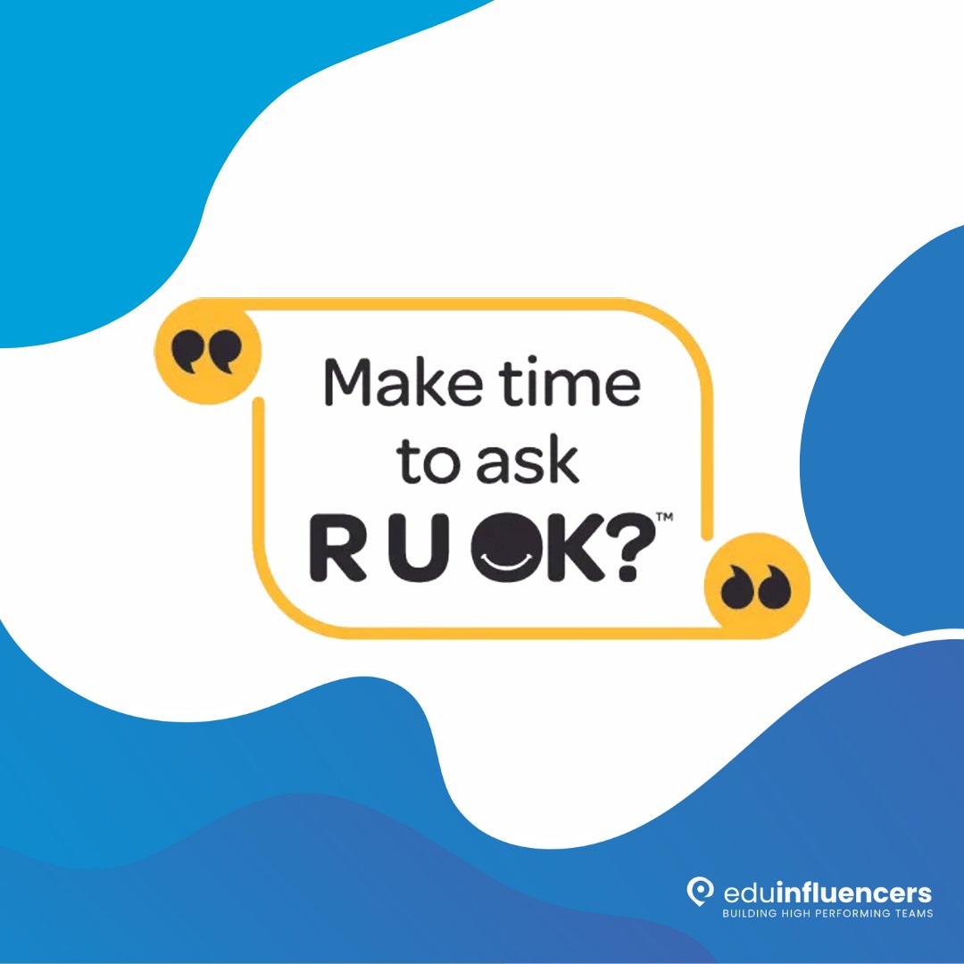 R U OK? Day is an important initiative to remind everyone that every day is a day to ask 'are you OK? ' and start a meaningful conversation with someone you notice might be struggling with life.
Listen, Encourage Action and Check in.
#ruokday2024 #listen #encourageaction #checkin
