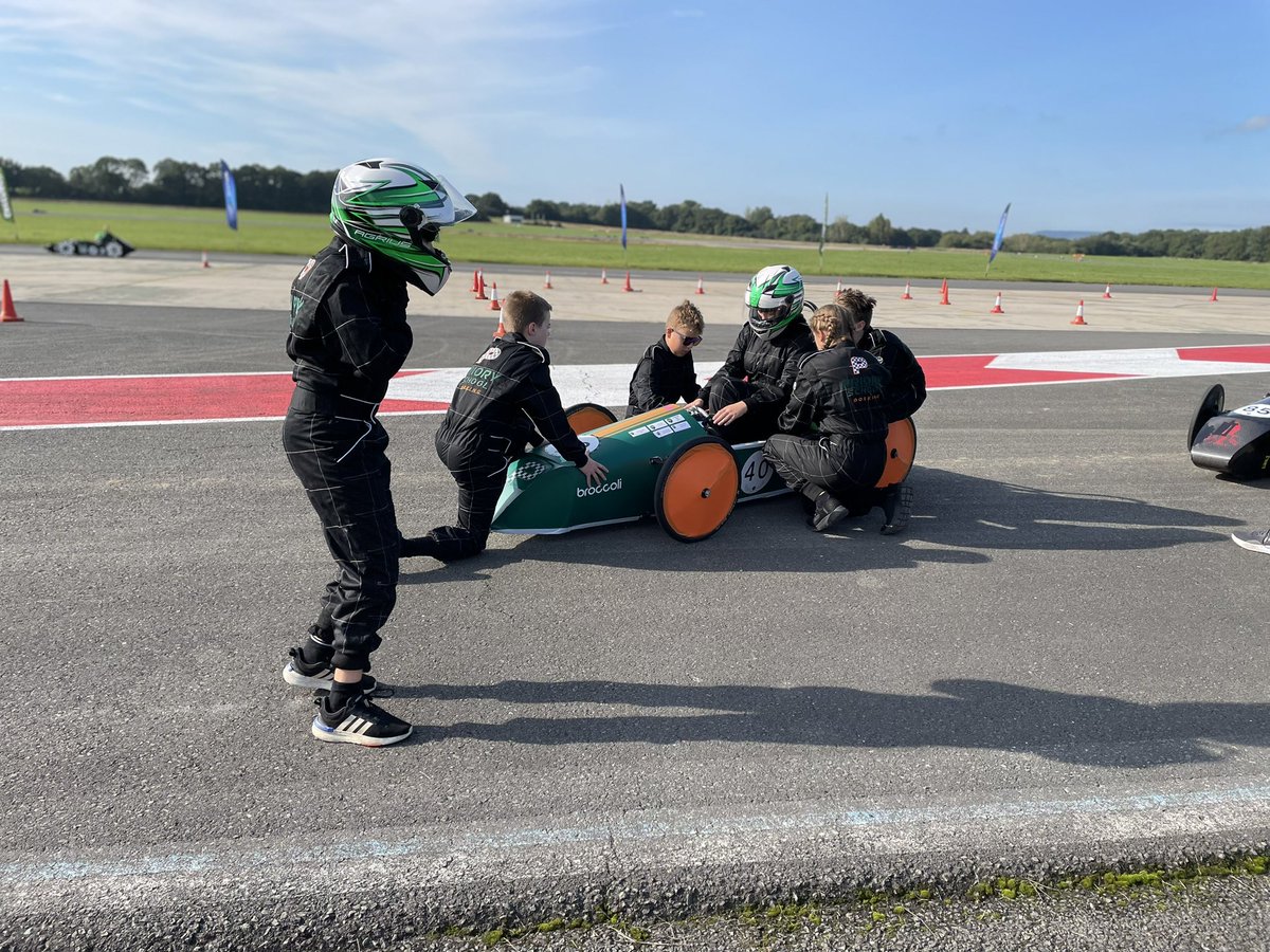 Good luck to the Greenpower teams who are racing at Dunsfold today.  Thank you to our amazing sponsors <a href="/21Stripe/">STRIPE_21</a> , Broccoli, Figaro, cwcs, tree line &amp; Collins family. <a href="/PrioryAssistH/">Prioryassistanthead</a> @PrioryHead