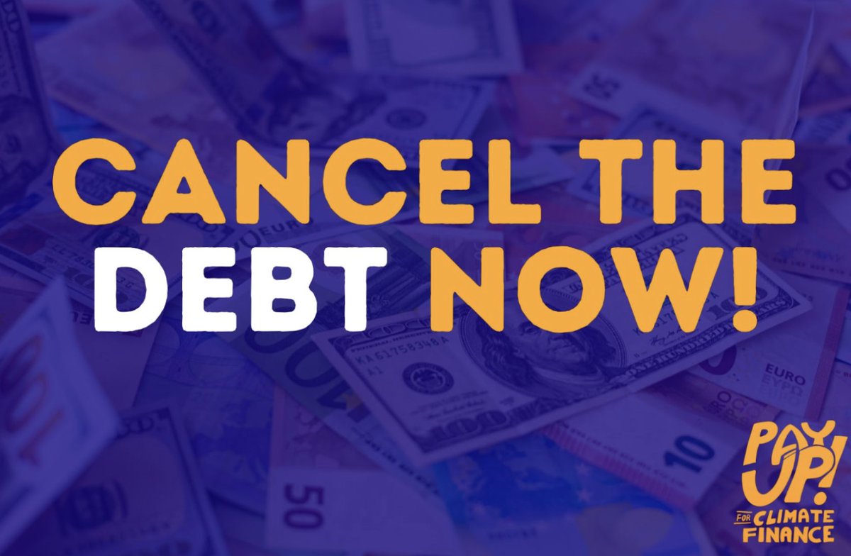 .<a href="/WorldBank/">World Bank</a> @IMFnews &amp; other international finance institutions are sustaining a cycle of debt &amp; fossil fuels

To pay off debts to Banks, countries have to take out more loans for quick &amp; dirty false solutions, leading to 📈debt 📈fossil fuels📈climate disasters

#EndFossilFuels