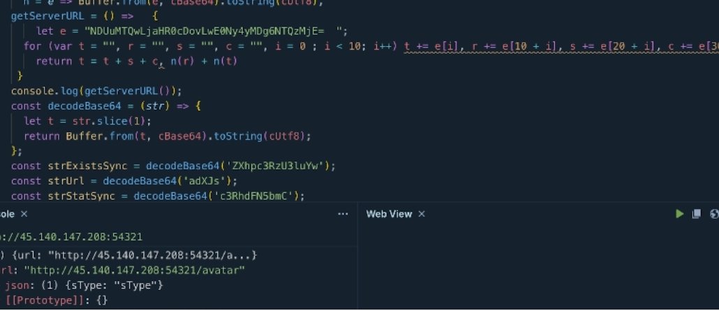sathishdatwit's tweet image. APT lazarus malicious javascript code found on multiple github repositories
Base64 encoded string #ioc NDUuMTQwLjaHR0cDovLwE0Ny4yMDg6NTQzMjE=
#APT #Lazarus #BeaverTail