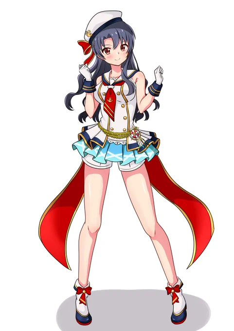 好みの等身で描く練習。全力!チアガール紗代子 