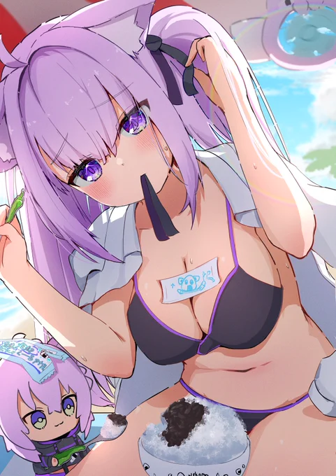 (ねこ冷却中…) #絵かゆ 
