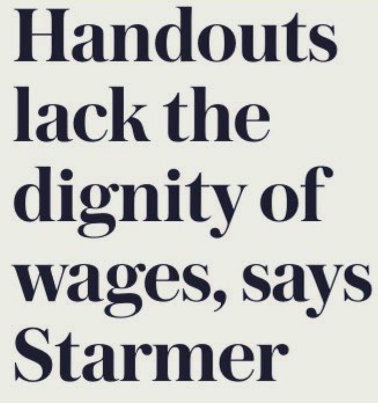 Do you just mean for poor people then <a href="/Keir_Starmer/">Keir Starmer</a>?