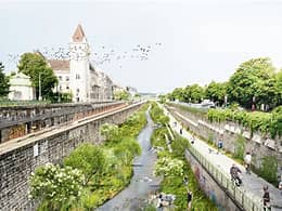 So sind die Pläne (Träume) der #GrünenSekte für die Renaturierung des Wienflusses.
Von Zeit zu Zeit wäre das wohl leicht ramponiert - so wie zum Beispiel derzeit bei Hochwasser!