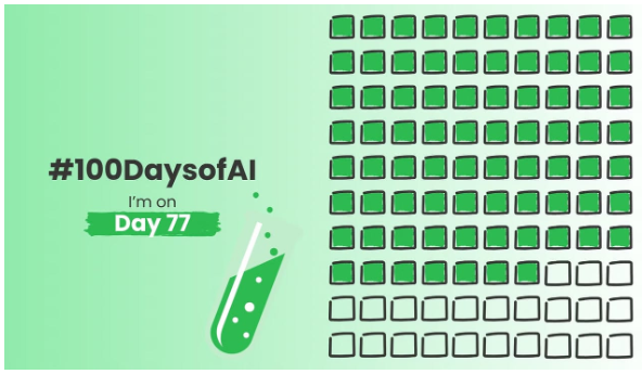 Day 77 of #100DaysofAI 🧪

Today's a day to switch off, rest and reflect. 📴

Here's a big picture view of my progress 👇