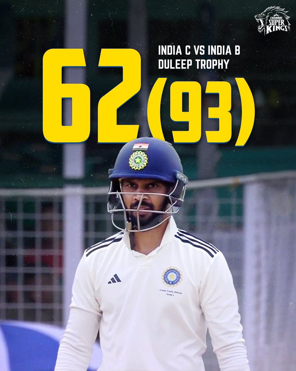 Chennai Super Kings (@chennaiipl) on Twitter photo 🔙-to-🔙 heroics from the Captain! 🔥
Leading from the front!💪💛
#DuleepTrophy #WhistlePodu
<a href="/Ruutu1331/">Ruturaj Gaikwad</a> 🔙-to-🔙 heroics from the Captain! 🔥
Leading from the front!💪💛
#DuleepTrophy #WhistlePodu
<a href="/Ruutu1331/">Ruturaj Gaikwad</a>