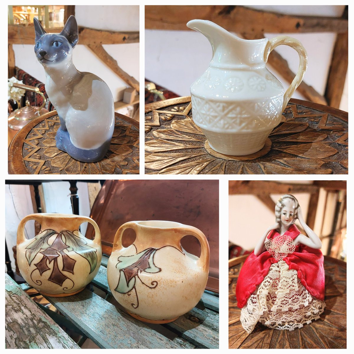 eversleybarn's tweet photo. #contemporaryart #contemporaryoilpainting #artdecovases #Belleekjug #pindoll #porcelainsiemese #judismithantiques #eversleybarnantiques https://t.co/qHuB1C2xuw