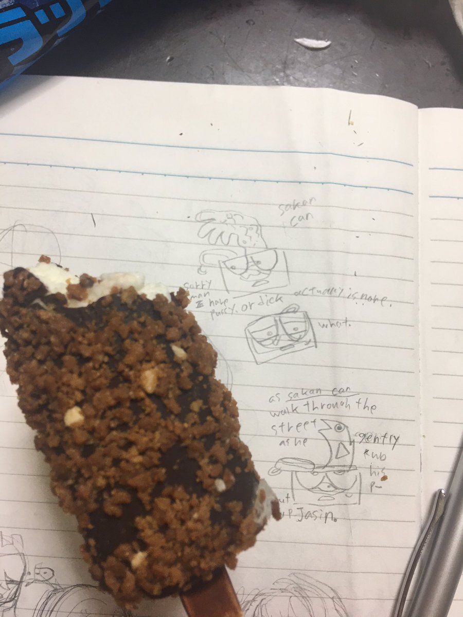 yuugenyabai's tweet photo. Eating ice cream while creating my athf oc (i do not draw oc x canon)
#athf
#athfoc https://t.co/vdp1UGa4Hv