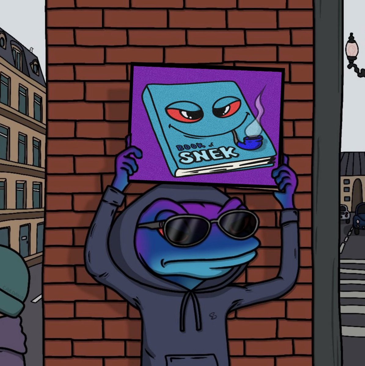 Feeling generous today, drop your cardano addy in the comments. I'll pick one winner randomly who will get one of the rare 100 snek bible NFT. Then retweet this for submission 🔃 $BOS