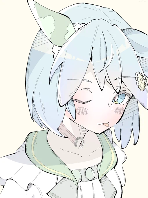セイウンスカイ描きました!#ウマ娘 
