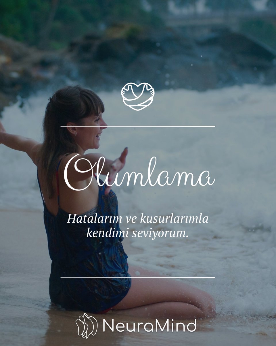 Kusurlarınla barış, kendini sev🫂