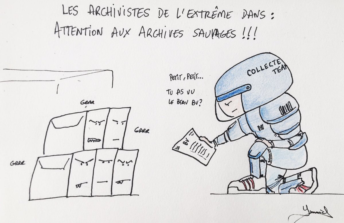 Le dimanche, on se pose et on dessine en famille au fil de l’inspiration de chacun…
De mon côté, les Archives sont souvent dans un coin de la tête ! 😅
#viedarchiviste #lesarchivescestlavie #depotssauvages #collectedarchives