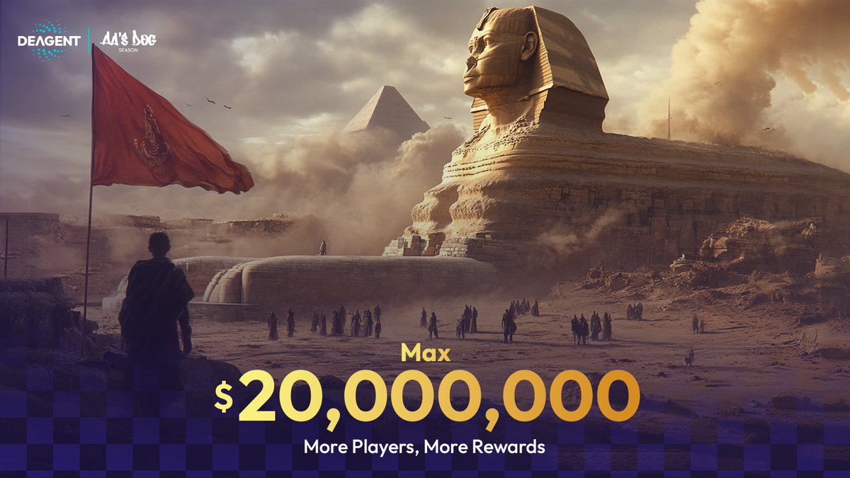 🤫 Shh… while the boss isn't in the office, let me spill a little secret! 

I overheard him say something about a maximum $20,000,000 airdrop pool for our DA #users during AA's Dog Season! 🎉💰 The more users, the greater the pool will be! 

Not sure what the full #campaign is