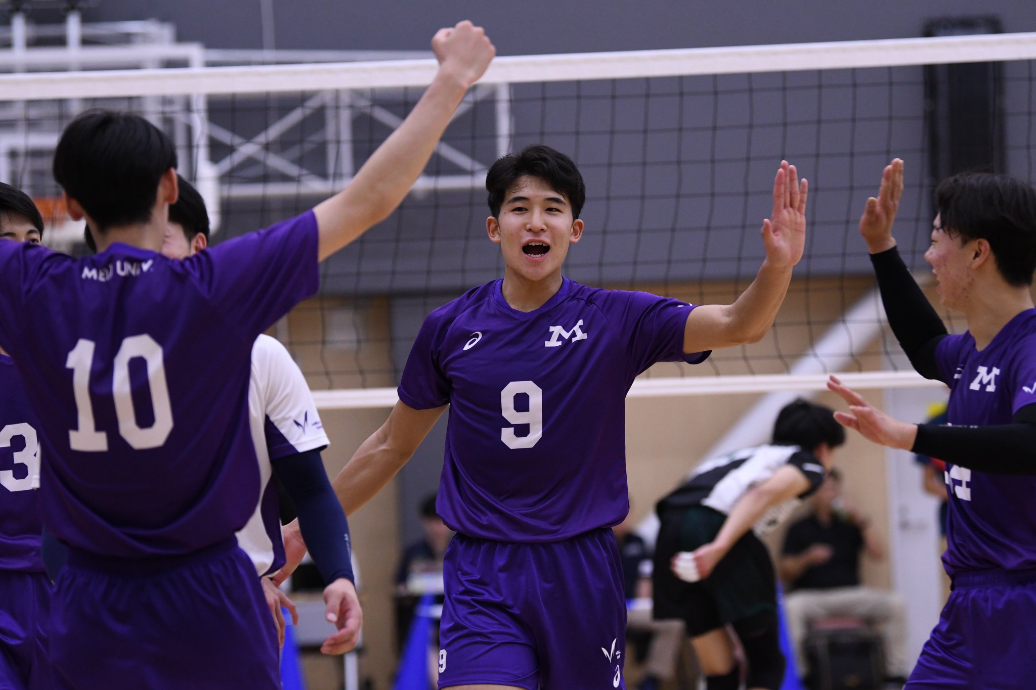 明治大学体育会バレーボール部 チームシャツ 明治大学 バレーボールチーム Tシャツ 明治大学バレーボール部