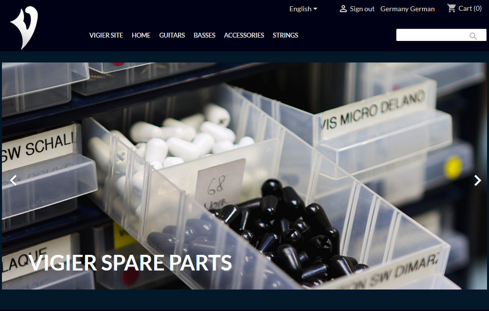 So that you know..., so that you can order Vigier parts, we have opened a store dedicated to this.  parts.vigierguitars.com