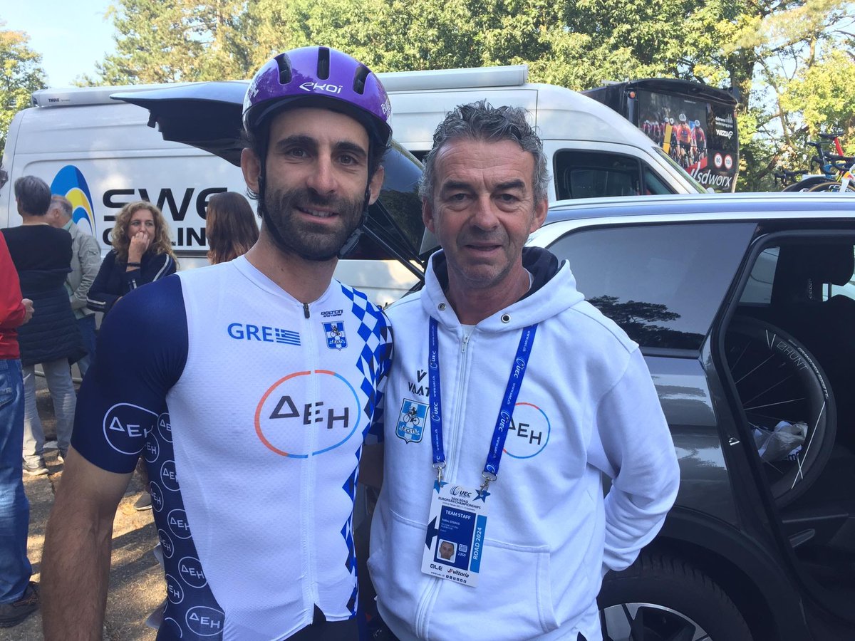 #EuroRoad24 #Limburg2024 🇪🇺

Ya tenemos a <a href="/Chava_92/">Chava</a> y <a href="/gbouglas/">Georgios Bouglas</a> representando a España 🇪🇸 y Grecia 🇬🇷 en el Campeonato de Europa en Limburgo

¡Mucha suerte a ambos! 🍀

📷 <a href="/RFECiclismo/">Real Federación Española de Ciclismo</a> / <a href="/EOPCycling/">Ελληνική Ομοσπονδία Ποδηλασίας - Hellenic Cycling</a>