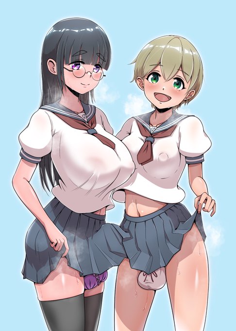 #三連休はフォロワーが増えるらしい
ふたなりの女の子達がエッチなことをするイラストを描いています💖よろしくお願いします🍌😇🪽

#ふたなり #futanari 