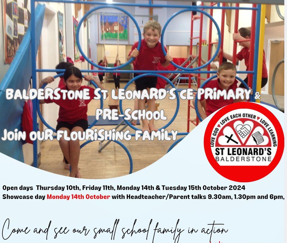 Do you live in the Ribble Valley/borders of Blackburn? Come and see what makes our small school such a wonderful place to learn, work and play. A school filled with faith, friendship and fun!  Join the family from the age of 3. We might be small, but we are certainly mighty.