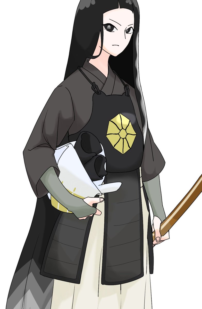 「ここまで描いといてだけど、原作にある衣装と言っていいか微妙かもしれん……。」|しちののイラスト