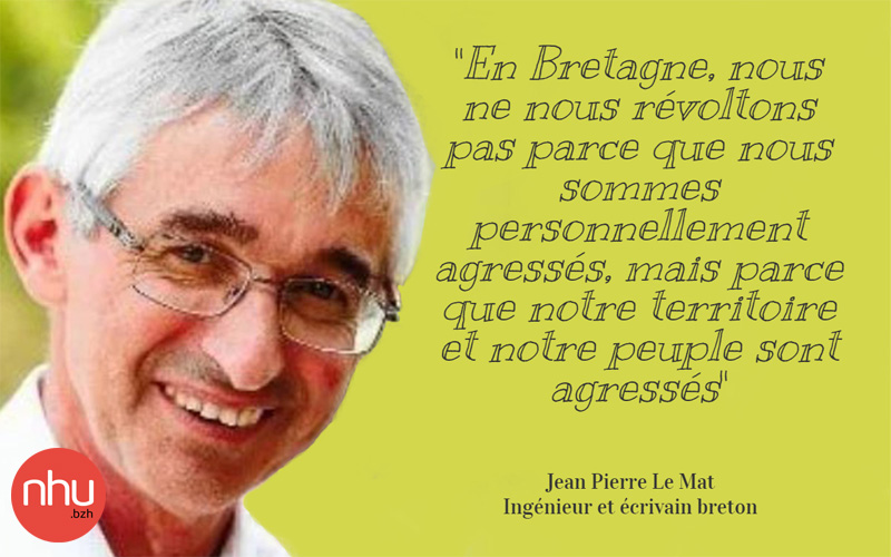 ✅ "En #Bretagne, nous ne nous révoltons pas parce que nous sommes personnellement agressés, mais parce que notre territoire et notre peuple sont agressés"
Jean Pierre Le Mat
▶️ Des centaines de visuels comme celui-ci, libres de droits à partager sur nhu.bzh/photos/citatio…