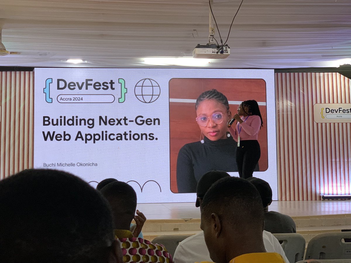 aziz_cockra's tweet image. Loved @mchelleOkonicha&apos;s session on Web APIs, Web Assembly &amp;amp; Web Performance at DevFest Accra 2024! Inspiring insights from a true web tech expert. Web Assembly&apos;s potential to boost performance is huge! Thanks for sharing, Michelle! #WebTech #DevFestAccra #WomenInTech