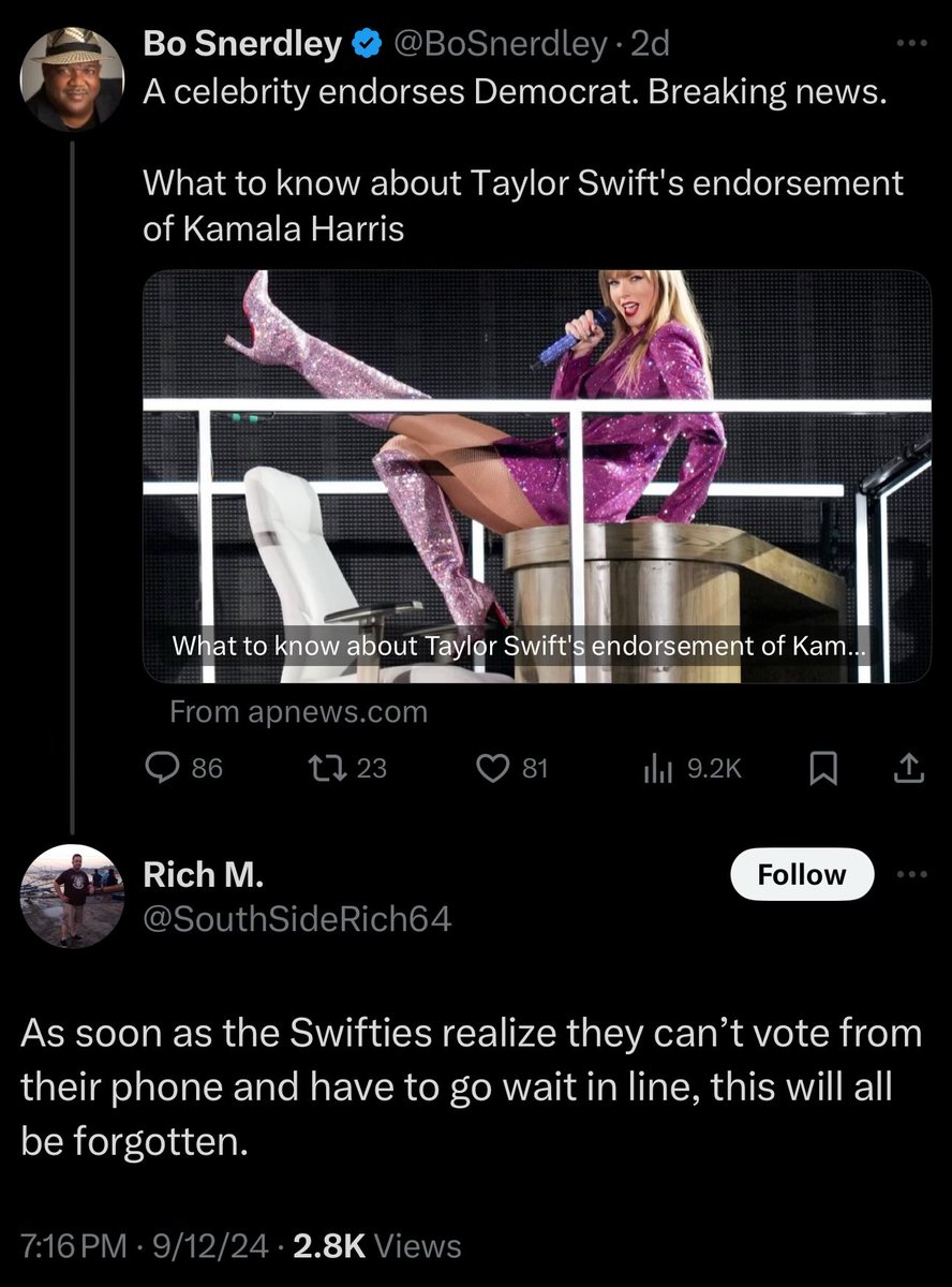 Imagine thinking….checks notes….Taylor Swift fans…don’t know how to wait in line.