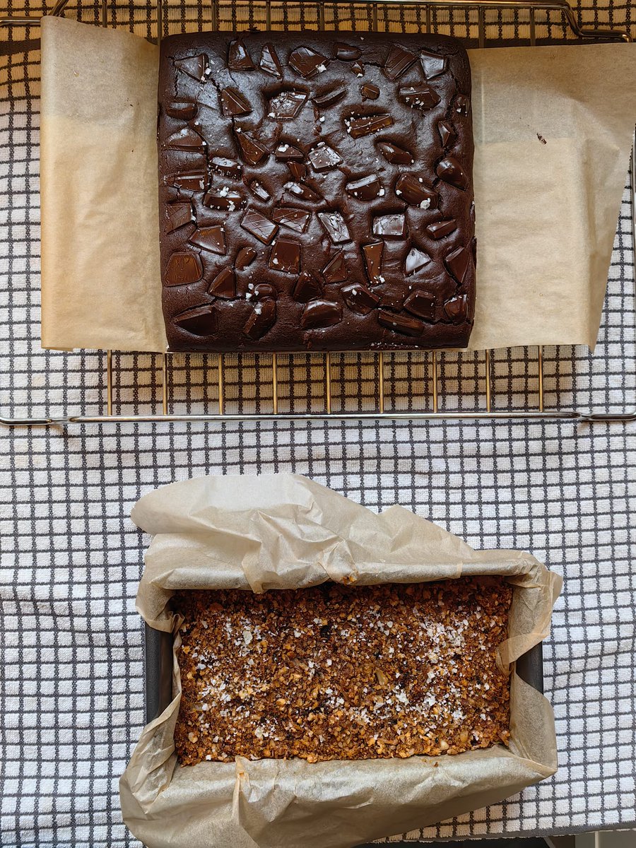 Delicious Sunday dinner! Nut roast followed by chocolate brownies!

100% plant based and absolutely scrumptious!

#vegan