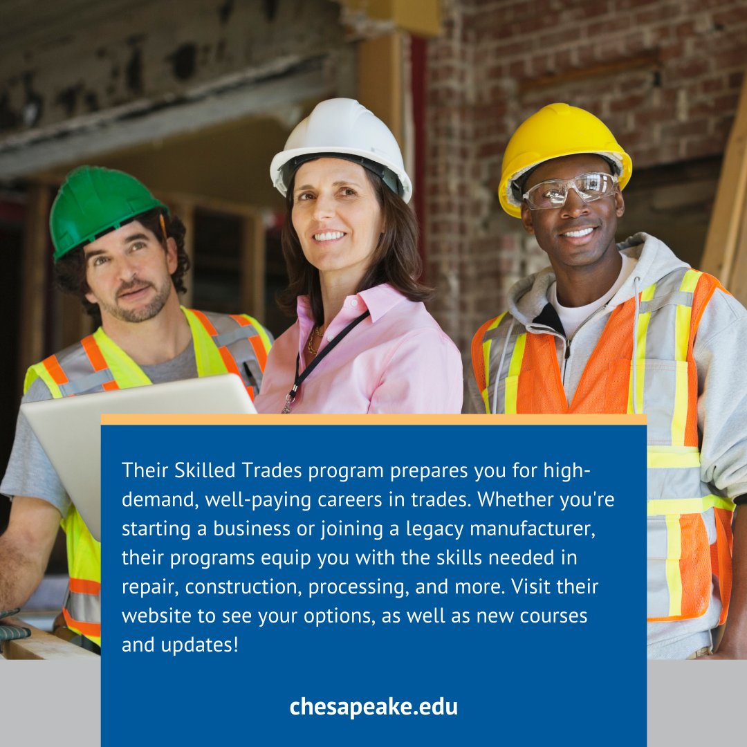 Happy National Tradesmen Day! Grateful for the skilled tradespeople who help build and maintain Chesapeake, VA. Your hard work powers our growth!