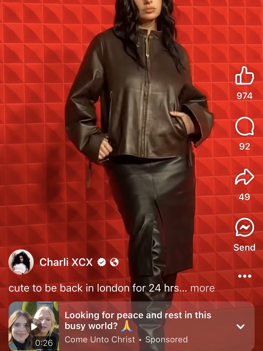 DJDrChef's tweet image. mormon ad under the charli reel