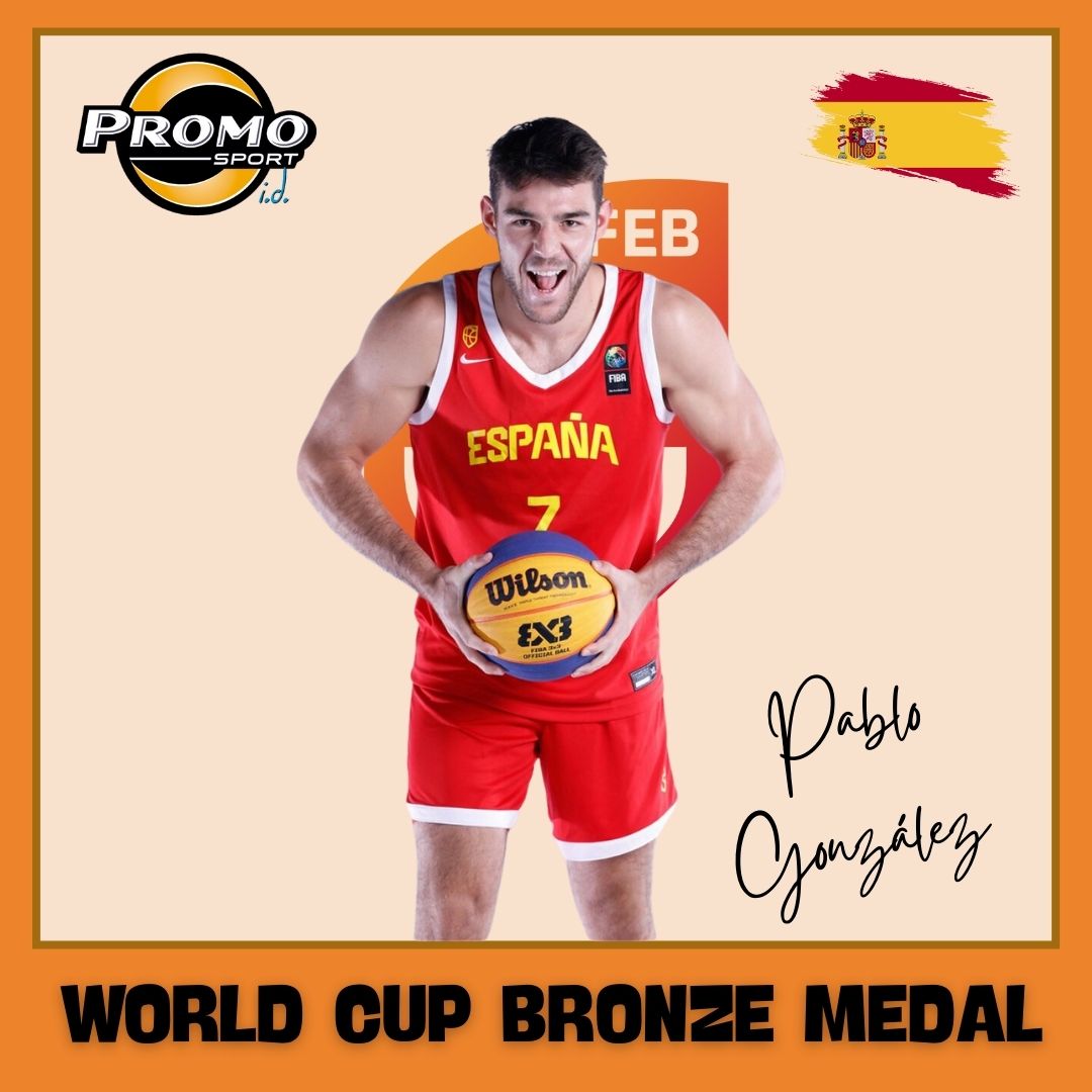 FIBA 3x3 - U23 World Cup 🇪🇸 Huge congrats to Pablo González for the Bronze Medal after an amazing tournament. Well done Pablo! #PSFam
