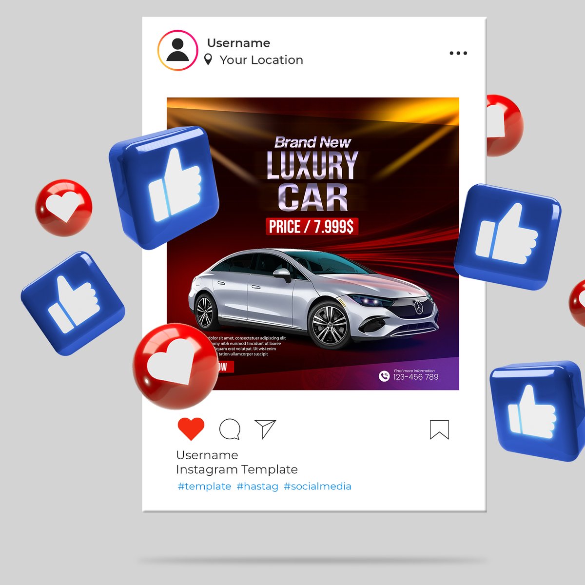 mdnasimmia424's tweet image. Car Social Media Post Design 
#carpostdesign #GraphicDesign #postardesign #mdnasimmia #socialmediapostdesign #socialmediaposterdesigner