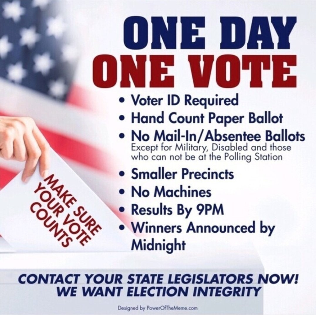 15HandView's tweet image. Let's catch up to other countries and climb out of the dark ages. #OneDayOneVote