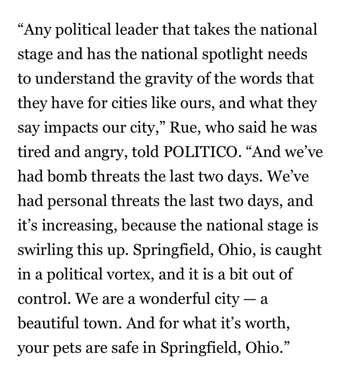 The Republican mayor of Springfield to me on Vance and Trump: politico.com/news/2024/09/1…