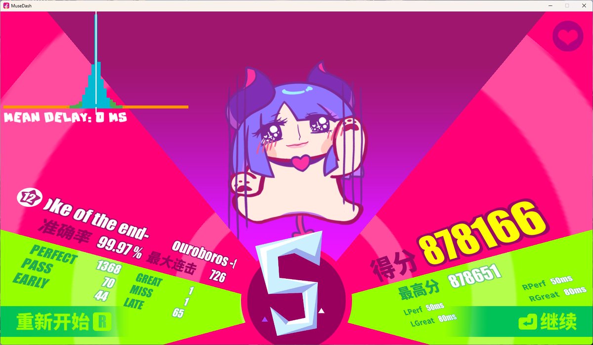 _furusama_desu_'s tweet photo. Bug....? 
It should not be 99.97% with 1 great and 1 miss... https://t.co/4kjTlBSaA9