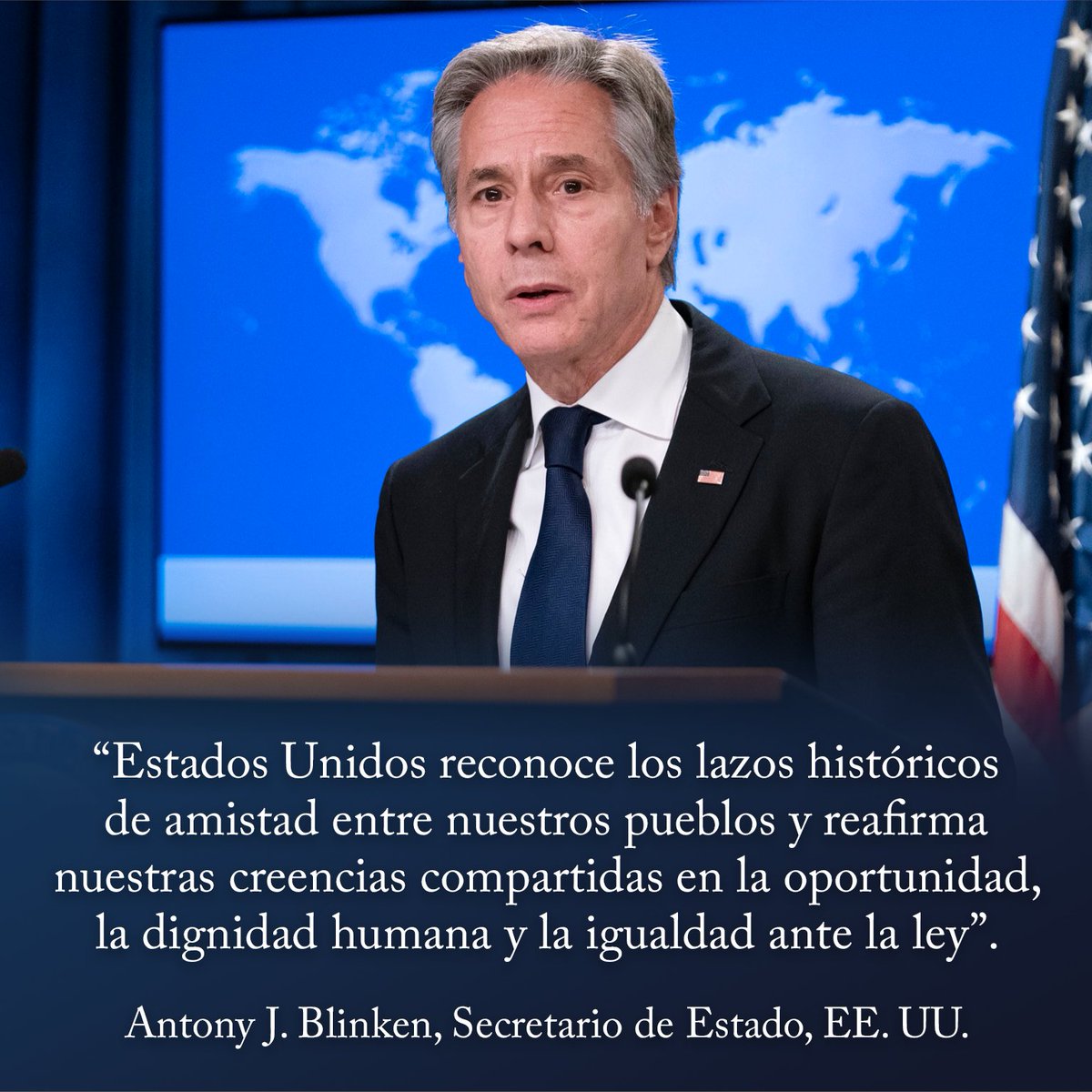 DECLARACIÓN DEL SECRETARIO ANTONY J. BLINKEN
15 de septiembre de 2024

En nombre del pueblo de los Estados Unidos de América, felicito al pueblo nicaragüense, en Nicaragua y en todos lados, al celebrar 203 años de su Independencia.

Estados Unidos reconoce los lazos históricos de