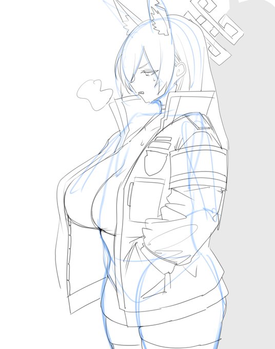 #皆さんラフと塗った後を見せてください
どうしてこんなことに... 😨 