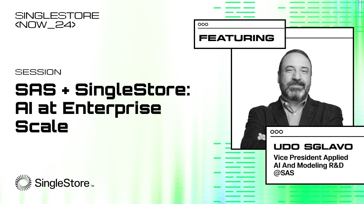SingleStore tweet media