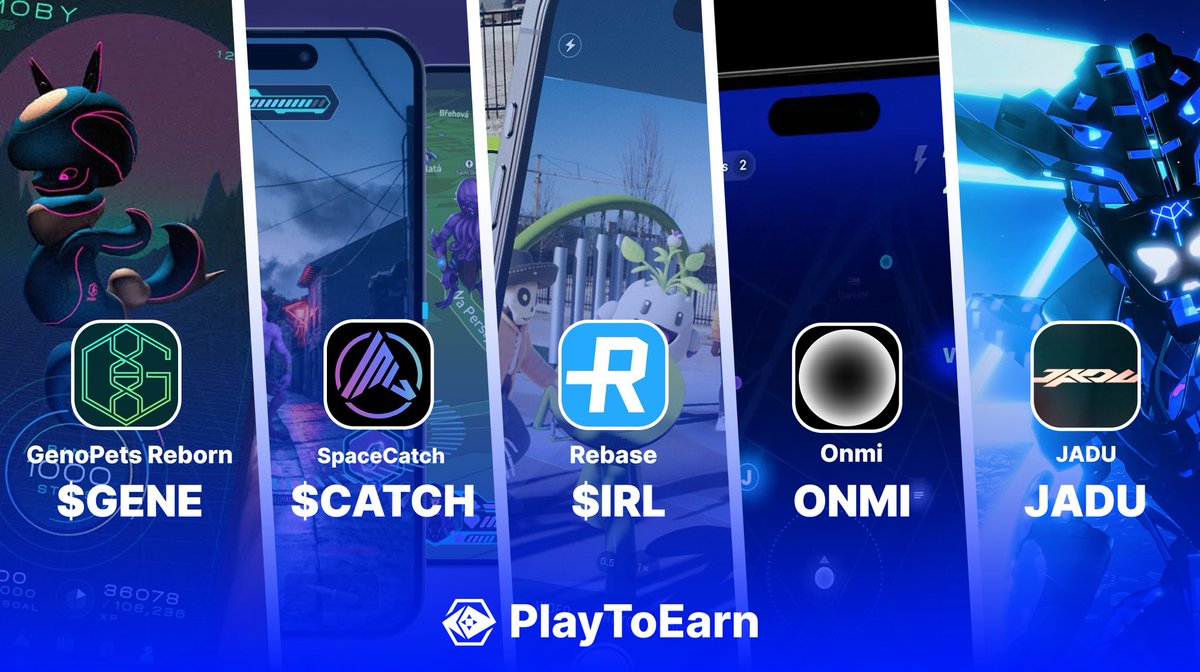 PlayToEarn (@playtoearn) on Twitter photo Take a step into the future of mobile #Web3Gaming with these stellar projects
Focused on delivering a unique player experience with augmented reality ๐ฒ๐
Explore Reality 2.0 with:
๐น<a href="/REBASEgg/">Rebase</a>
๐น<a href="/onmi_ar/">Onmiยฎ</a>
๐น<a href="/spacecatch_io/">SpaceCatch</a>
๐น<a href="/Jadu_AR/">JADU โข PANIC</a>
๐น<a href="/genopets/">Genopets - WHITTAKR Agent Era</a>
#PlayToEarn Take a step into the future of mobile #Web3Gaming with these stellar projects
Focused on delivering a unique player experience with augmented reality ๐ฒ๐
Explore Reality 2.0 with:
๐น<a href="/REBASEgg/">Rebase</a>
๐น<a href="/onmi_ar/">Onmiยฎ</a>
๐น<a href="/spacecatch_io/">SpaceCatch</a>
๐น<a href="/Jadu_AR/">JADU โข PANIC</a>
๐น<a href="/genopets/">Genopets - WHITTAKR Agent Era</a>
#PlayToEarn
