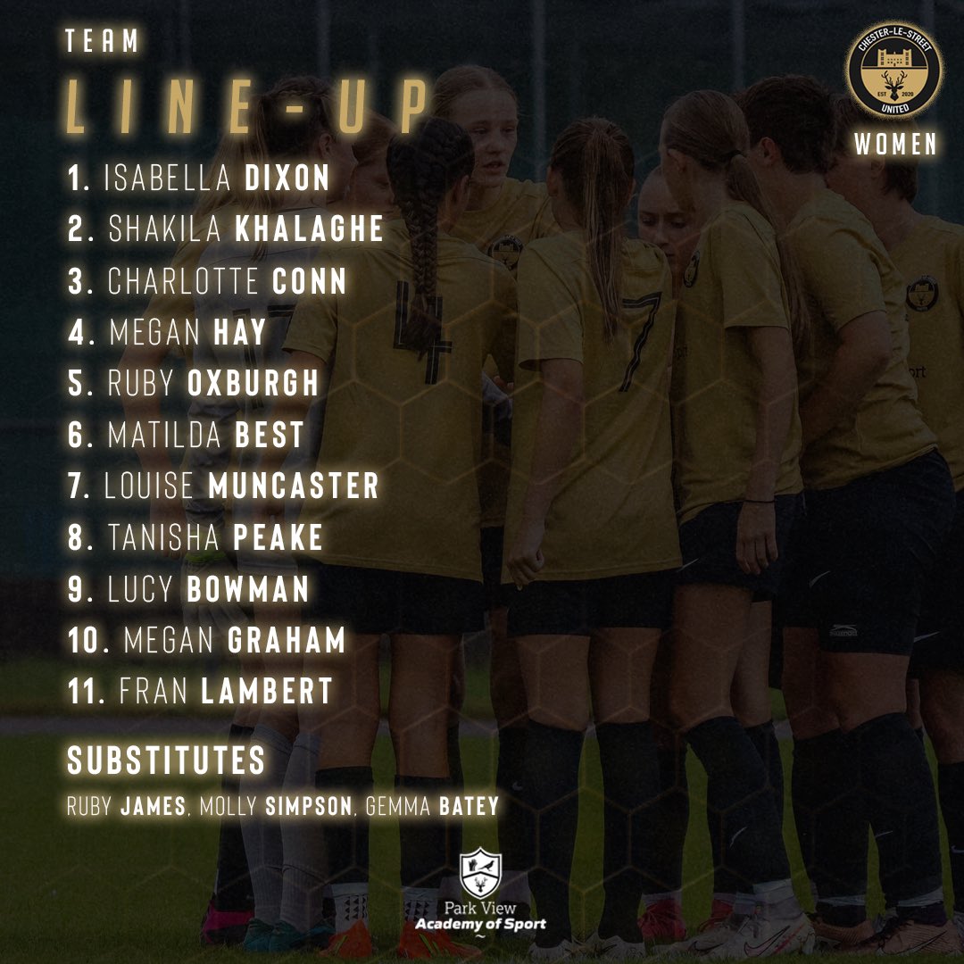 PVAFCWomen's tweet photo. 📋 Our Line-up to take on @Official_HUWFC is now confirmed. Isabella Dixon starts in goal with Matilda Best coming into the lineup in midfield while hattrick hero of last weeks game Lucy Bowman leads the line. Good luck girls!!!

@PVSportAcademy 

#UnitedWeStand | #CLSU https://t.co/2GBTbbir0Y