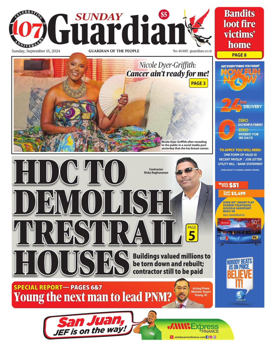 Millions spent to buy land. 
Millions spent to build houses. 
Millions to demolish.
Millions more to rebuild. 
And millions will be spent on legal fees. 

Today’s story: 

Houses to be demolished and rebuilt. 

guardian.co.tt/news/hdc-to-de…