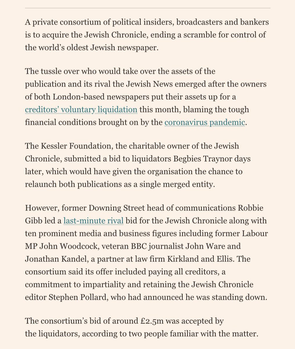 MsParaDoxy's tweet photo. @andrewfeinstein And look who’s running the #JewishChronicle

People associated with the weaponised ‘Labour antisemitism crisis’ campaign against Jeremy Corbyn &amp; his supporters - including John Ware who produced the 🐂💩 ‘Is Labour Antisemitic’ #Panorama and ‘Lord Walney’ Woodcock #ItWasAScam https://t.co/opdbT6SKDK