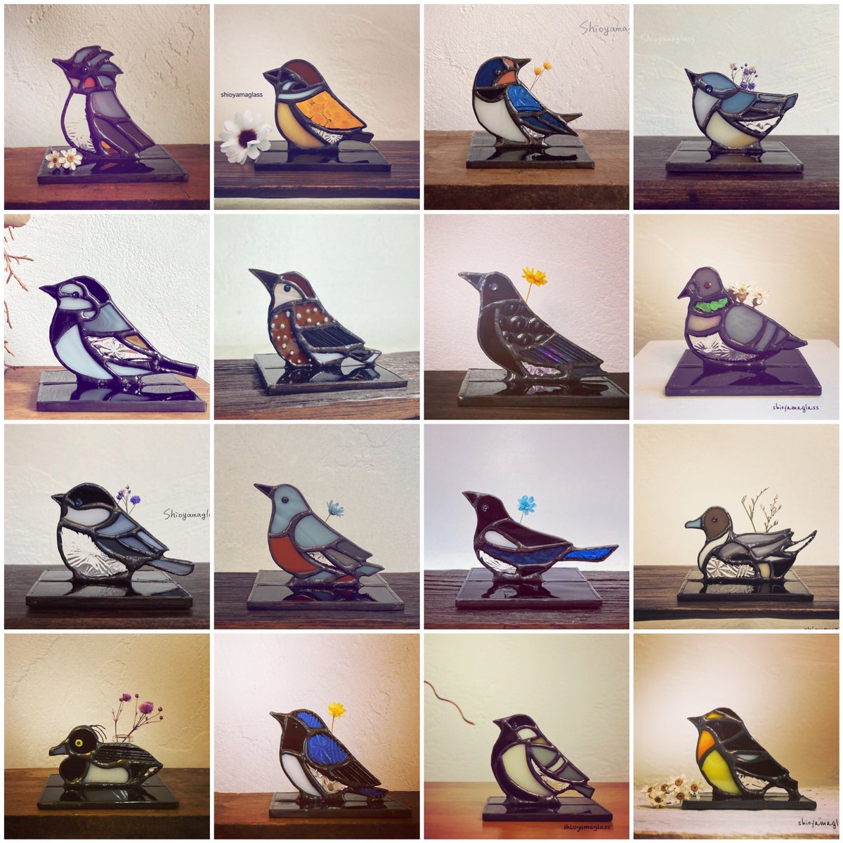 野鳥をメインにガラスで一輪挿しを作っています。

#まだ見ぬ作品に出会わせてくれるタグ