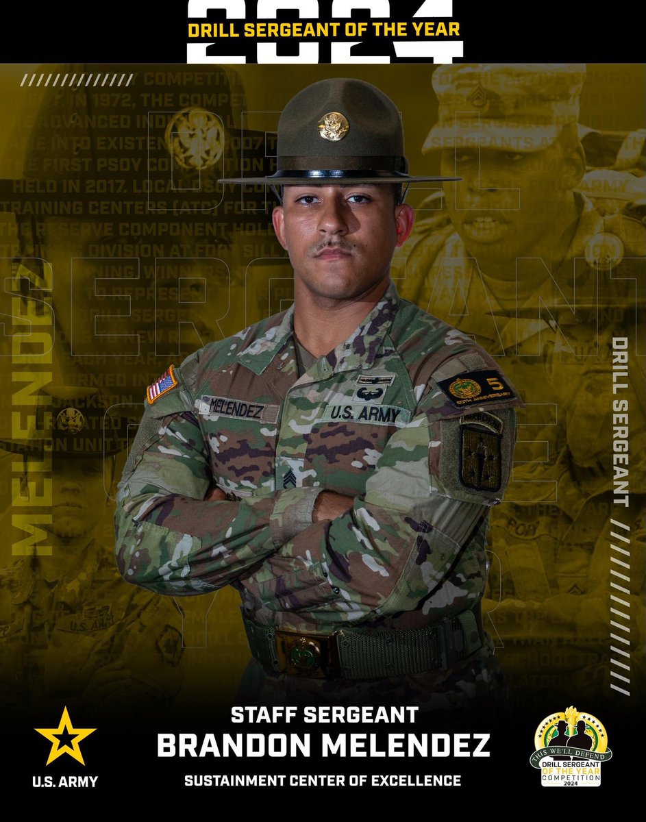 CASCOM_CSM's tweet image. The Drill Sergeant of the Year Competition has begun. Our very own DS Melendez is representing @SCoE_CASCOM.

#DSOY
#SupportStartsHere