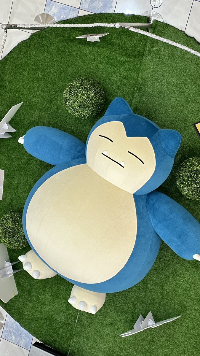 10012567's tweet photo. イオンにいたカビゴン
かわいくて癒される〜☺️ https://t.co/cMpcMSVBH8