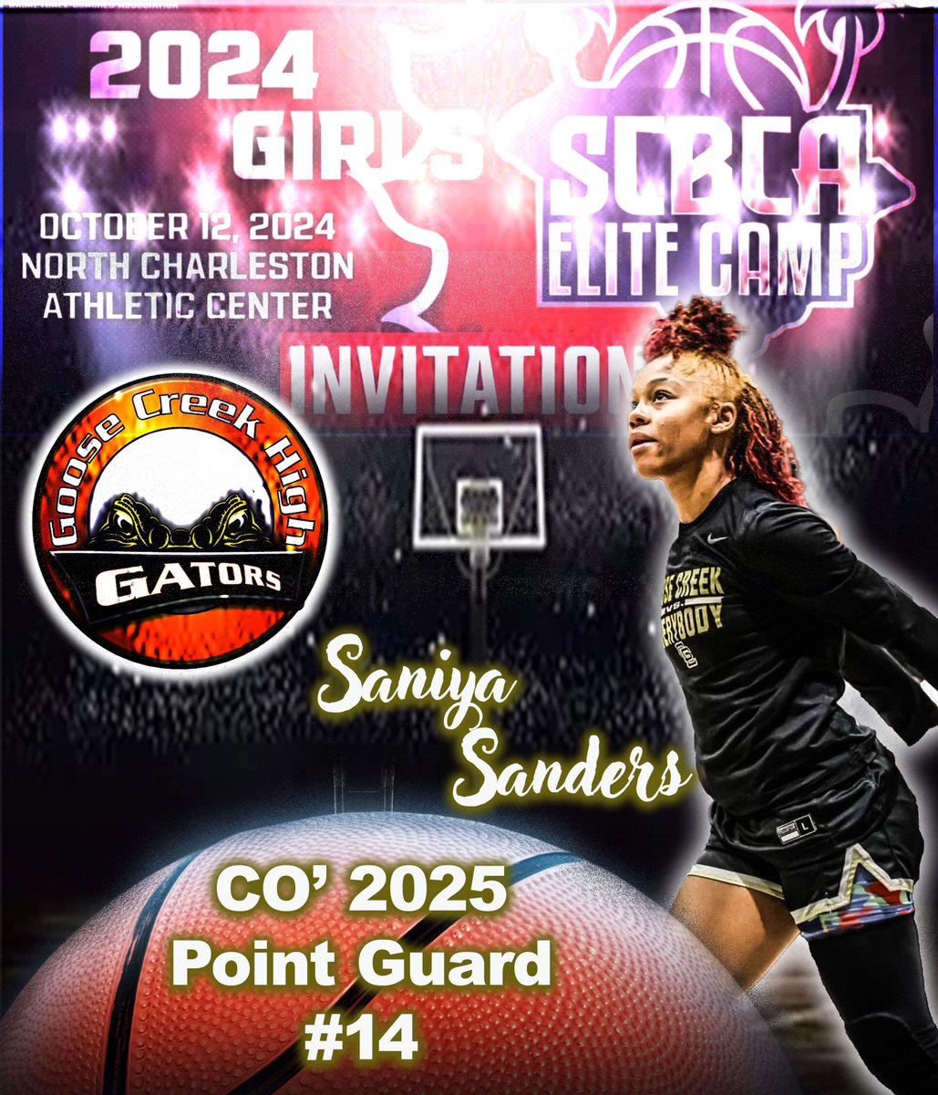 Saniya Sanders (@saniyasanders2) on Twitter photo Grateful for the opportunity my second year at the SCBCA elite camp!! ~YOU CAN HAVE NEXT…I HAVE NOW! 🏀
<a href="/Lander_WBB/">Lander Women's Basketball</a> <a href="/Coker_WBB/">Coker Women's Basketball</a> <a href="/SheGotGame7/">She Got Game Classic</a> <a href="/ClaflinWBB/">Claflin Womens Basketball</a> <a href="/GCGatorAthletic/">Goose Creek Gator Athletics</a> <a href="/BenedictWBB/">Benedict College Women’s Basketball</a> <a href="/GWU_WBK/">Gardner-Webb Women’s Basketball</a> <a href="/FM_WBB/">Francis Marion WBB</a> Grateful for the opportunity my second year at the SCBCA elite camp!! ~YOU CAN HAVE NEXT…I HAVE NOW! 🏀
<a href="/Lander_WBB/">Lander Women's Basketball</a> <a href="/Coker_WBB/">Coker Women's Basketball</a> <a href="/SheGotGame7/">She Got Game Classic</a> <a href="/ClaflinWBB/">Claflin Womens Basketball</a> <a href="/GCGatorAthletic/">Goose Creek Gator Athletics</a> <a href="/BenedictWBB/">Benedict College Women’s Basketball</a> <a href="/GWU_WBK/">Gardner-Webb Women’s Basketball</a> <a href="/FM_WBB/">Francis Marion WBB</a>