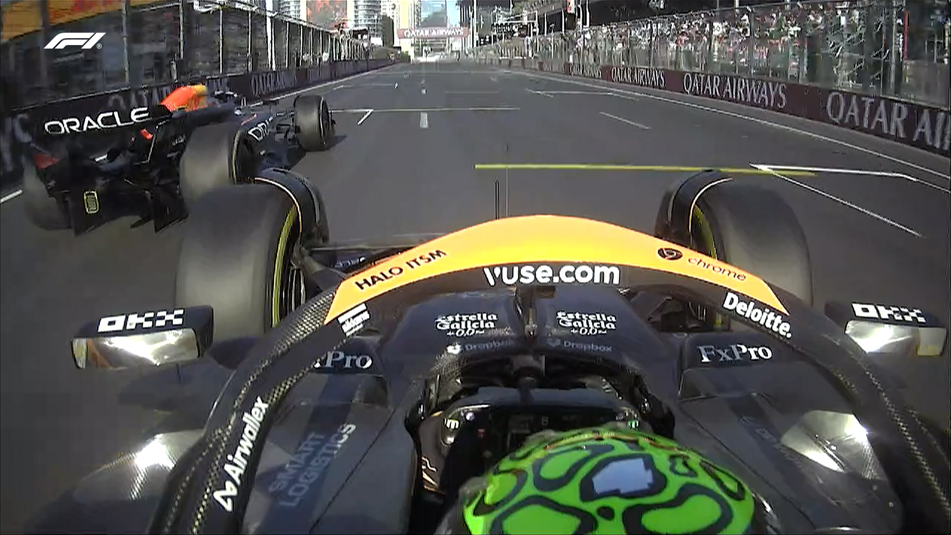 Verstappen vs Norris azerbaijan gp battle f1